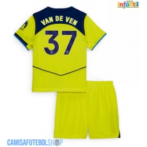 Camisa de time de futebol Tottenham Hotspur Micky van de Ven #37 Replicas 3º Equipamento Infantil 2025-26 Manga Curta (+ Calças curtas)